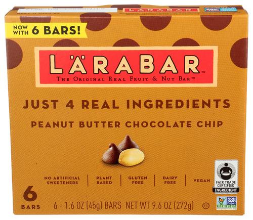 Larabar Bar Peanut Butter Chc Chp 6Pk - 9.6 Oz (8 Units)
