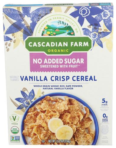 Cascadian Farm Cereal Nas Vanilla Crisp - 12.5 Oz (10 Units)