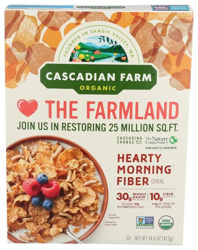 Cascadian Farm Cereal Hearty Morning - 14.6 Oz (10 Units)