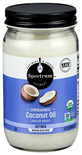 Spectrum Naturals Oil Coconut Semi Refnd Organic - 14 Fo (12 Units)