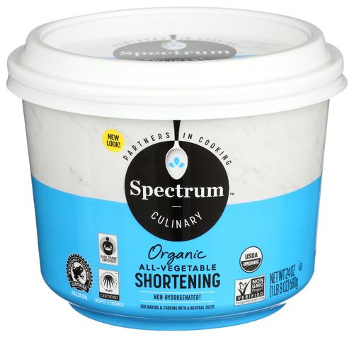 Spectrum Naturals Shortening Organic - 24 Oz (6 Units)