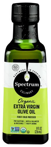 Spectrum Naturals Oil Olive Xvrgn Unref Organic - 8.5 Fo (6 Units)