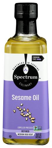 Spectrum Naturals Oil Sesame Refined - 16 Fo (12 Units)