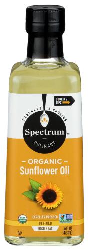 Spectrum Naturals Oil Sunflower Refined Semi Organic - 16 Fo (6 Units)