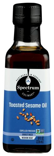 Spectrum Naturals Oil Sesame Tstd Unrfined - 8 Fo (6 Units)