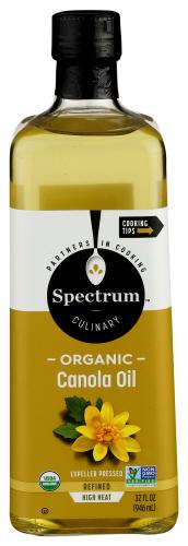 Spectrum Naturals Oil Canola Refnd Organic - 32 Fo (12 Units)