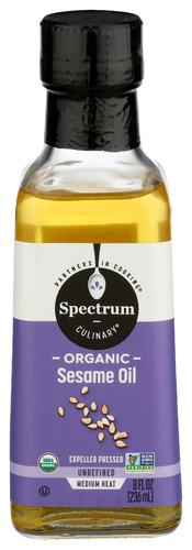 Spectrum Naturals Oil Sesame Unrefined - 8 Fo (6 Units)