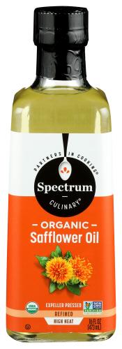 Spectrum Naturals Oil Safflower Refined Organic - 16 Fo (6 Units)