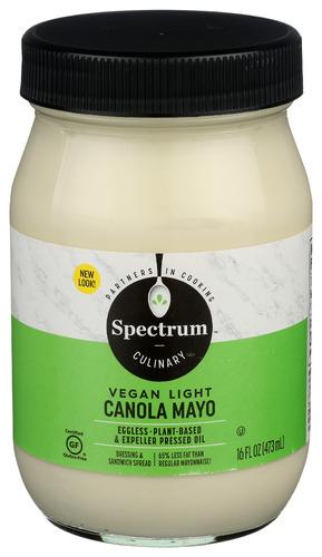 Spectrum Naturals Mayonnaise Canola Lite - 16 Oz (12 Units)
