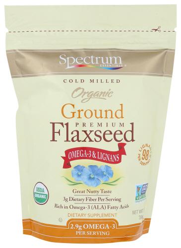Spectrum Essential Flaxseed Grnd Organic - 14 Oz (3 Units)