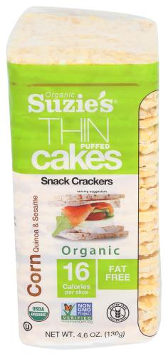 Suzies Corn Cake Puffed Quinoa - 4.5 Oz (12 Units)