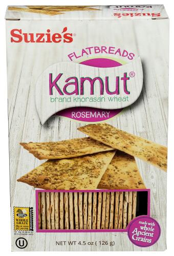 Suzies Flatbrd Kamut Rosmry Bx - 4.5 Oz (12 Units)