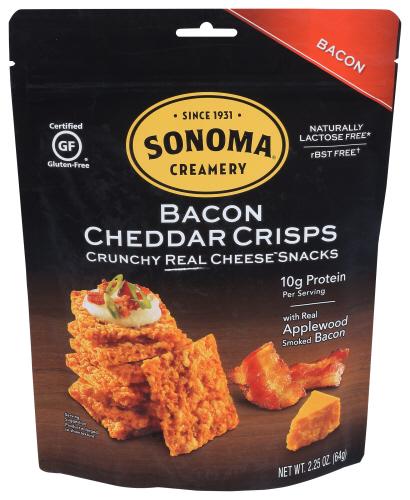 Sonoma Creamery Crisp Chesse Bacon Cheddr - 2.25 Oz (12 Units)