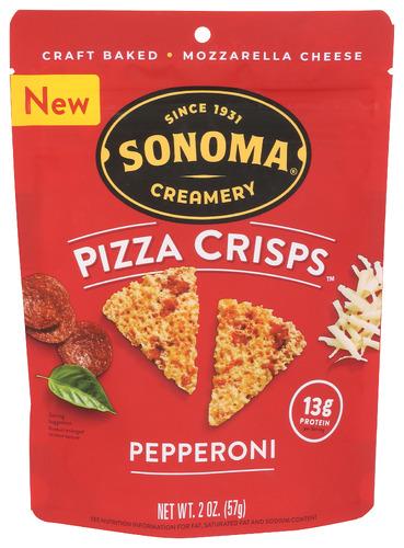 Sonoma Creamery Crisps Pizza Pepperoni - 2 Oz (6 Units)