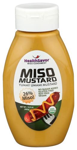 Healthsavor Mustard Miso Organic - 13.5 Oz (6 Units)