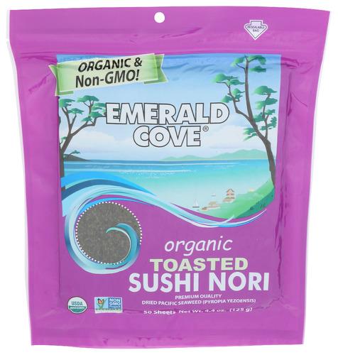 Emerald Cove Sush Nortstd Organic - 50 Pc (4 Units)
