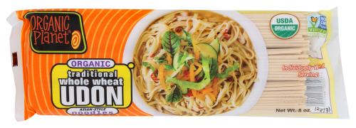 Organic Planet Noodle Whlwht Udon Organic - 8 Oz (12 Units)