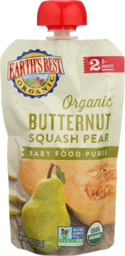 Earths Best Baby Puree Bttrnut Sqsh - 4 Oz (6 Units)