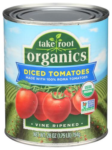 Take Root Organics Tomato Diced Organic - 28 Oz (6 Units)