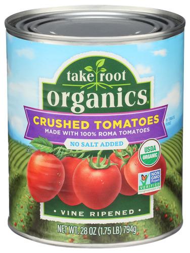 Take Root Organics Tomato Crushed Organic - 28 Oz (6 Units)