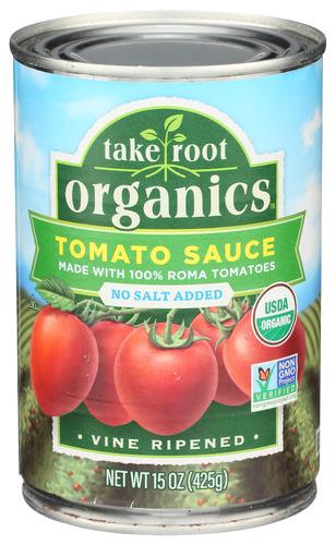 Take Root Organics Sauce Tomato Nsa Organic - 15 Oz (12 Units)