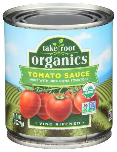 Take Root Organics Sauce Tomato Organic - 8 Oz (24 Units)