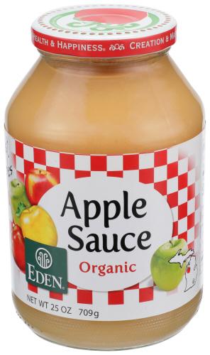 Eden Foods Sauce Apple - 25 Oz (12 Units)