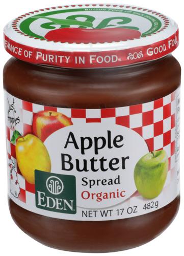 Eden Foods Fruit Butter Apple - 17 Oz (12 Units)