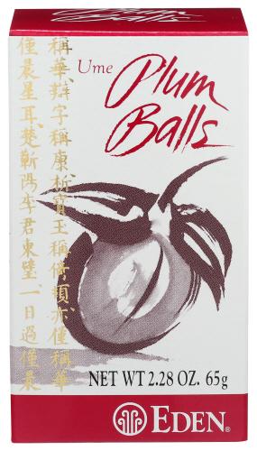 Eden Foods Ume Plum Balls 300Ct - 2.28 Oz (3 Units)