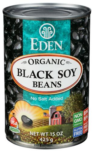 Eden Foods Bean Soy Black Ns Organic - 15 Oz (12 Units)
