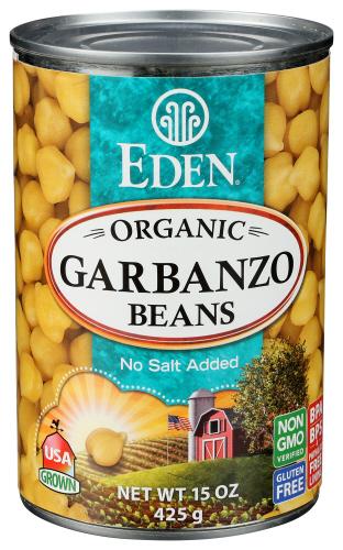 Eden Foods Bean Can Garbanzo Ns Organic - 15 Oz (12 Units)