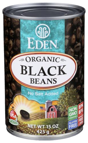 Eden Foods Bean Can Black Ns Organic - 15 Oz (12 Units)