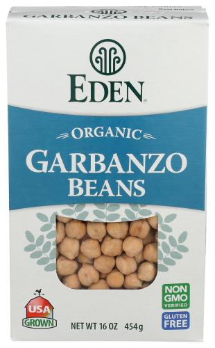 Eden Foods Bean Dry Garbanzo Box - 16 Oz (12 Units)