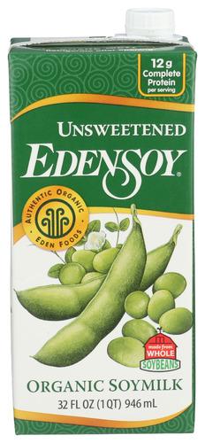 Eden Foods Bev Edensoy Unsweetened - 32 Fo (12 Units)