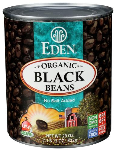 Eden Foods Bean Can Black Organic - 29 Oz (12 Units)