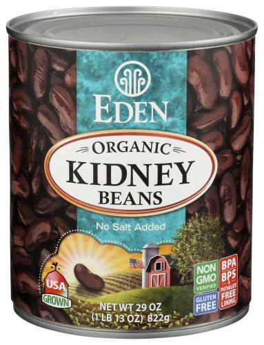 Eden Foods Bean Can Kdny Drk Red Organic - 29 Oz (12 Units)