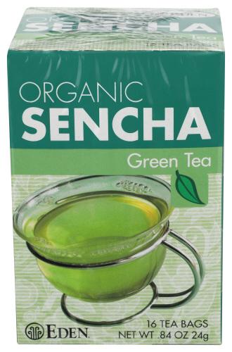 Eden Foods Tea Sencha Green Organic - 16 Bg (12 Units)
