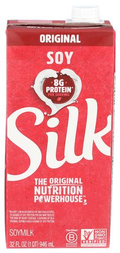 Silk Silk Soymilk Asptc Plain - 32 Fo (6 Units)