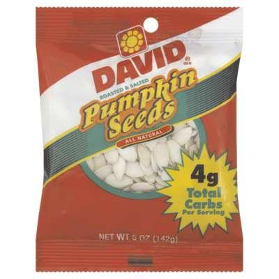 David Pumpkin Seeds - 5 Oz (12 Units)