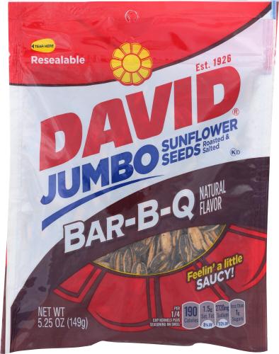 David Sunflwr Seeds Bbq - 5.25 Oz (12 Units)