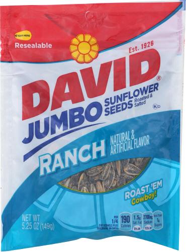 David Sunflwr Seeds Ranch - 5.25 Oz (12 Units)