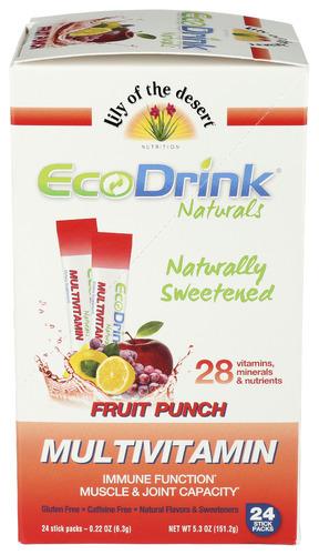 Lily Of The Desert Ecodrink Fruit Punch - 24 Pc (1 Units)