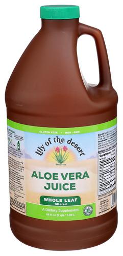 Lily Of The Desert Juice Aloe Wh Leaf Organic - 64 Oz (3 Units)