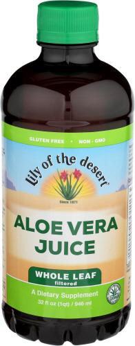 Lily Of The Desert Juice Aloe Vra Wh Lf Organic - 32 Oz (3 Units)
