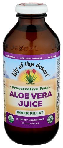 Lily Of The Desert Juice Aloe Vera Pf Organic - 16 Oz (3 Units)