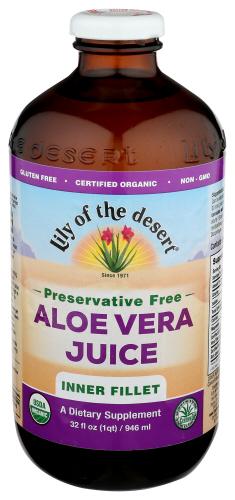 Lily Of The Desert Juice Aloe Vera Pf Organic - 32 Oz (3 Units)