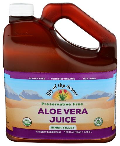 Lily Of The Desert Juice Aloe Vera Fllt Organic - 128 Oz (1 Units)