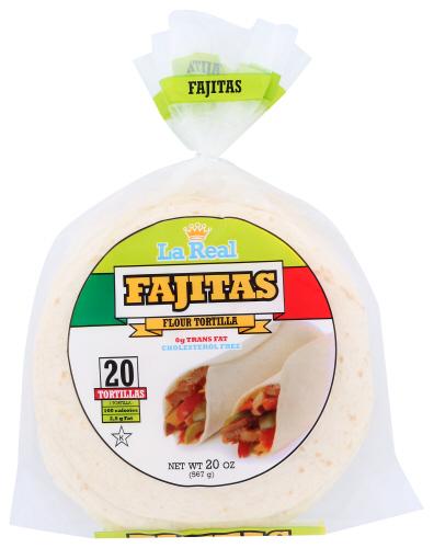 La Real Tortilla Flour 6In - 20 Oz (12 Units)