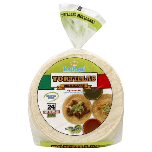 La Real Tortilla Corn Mexican - 24 Oz (12 Units)