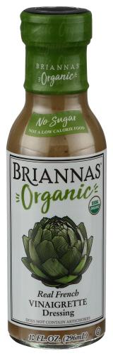 Briannas Dressing French Vngrt Organic - 10 Oz (6 Units)